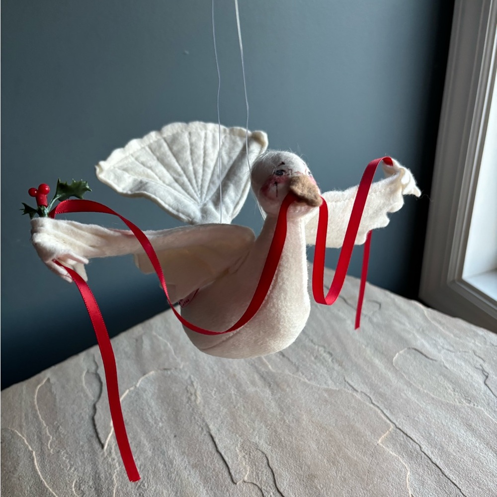 Vintage Hanging Annalee Dove